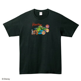 [公式] Disney ディズニー NOSTALGICA 100シリーズ ピーターパンネバーランド ピーター・パン Tシャツ Lサイズ DS4148N スモール・プラネット