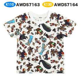 12/13〜15★超ポイントバック祭 [公式] Disney ディズニー ミッキーマウス＆フレンズ ピノキオ ダンボ パターン Tシャツ キッズ AWDS7158_AWDS7169 スモール・プラネット