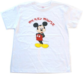 [公式] Disney ディズニー ミッキーマウス ホワイト Tシャツ Lサイズ AWDS5337N スモール・プラネット