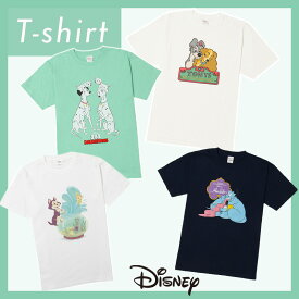 [公式] Disney ディズニー トニーズレストラン ファミリー フィガロ 金魚鉢 ジーニー Tシャツ L,XLサイズ DS3764_DS3771 スモール・プラネット