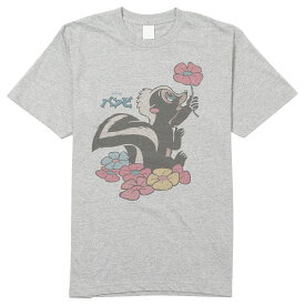 [公式] Disney ディズニー NOSTALGICA 100シリーズ フラワー バンビ Tシャツ Lサイズ DS4077N スモール・プラネット