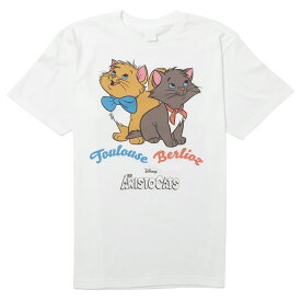 [公式] Disney ディズニー NOSTALGICA 100シリーズ ベルリオーズ＆トゥルーズ おしゃれキャット Tシャツ Lサイズ DS4096N スモール・プラネット 猫の日 ねこの日 cat 2月22日