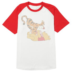 [公式] Disney ディズニー NOSTALGICA 100シリーズ くまのプーさん レッド Tシャツ Lサイズ DS4116N スモール・プラネット はちみつの日