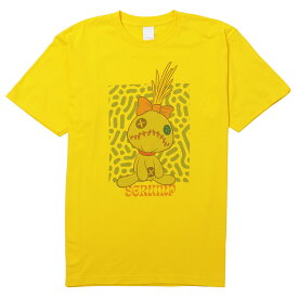 [公式] Disney ディズニー NOSTALGICA 100シリーズ スクランプ リロ＆スティッチ Tシャツ イエロー 黄色 Lサイズ DS4135N スモール・プラネット