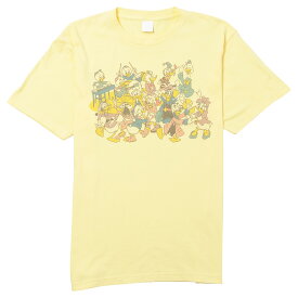 [公式] Disney ディズニー NOSTALGICA 100シリーズ ドナルドダックファミリー Tシャツ Lサイズ DS4149N スモール・プラネット