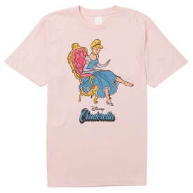 [公式] Disney ディズニー NOSTALGICA 100シリーズ シンデレラ ピンク Tシャツ Lサイズ DS4150N スモール・プラネット