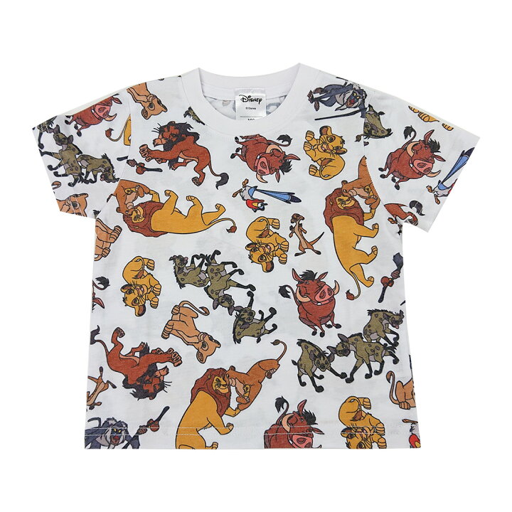 楽天市場 Disney ディズニー ライオン キング オールスター 総柄 Tシャツ キッズ スモール プラネット Kiitos 楽天市場店