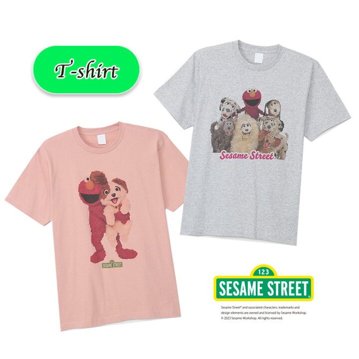 XZ288 Tシャツ エルモ elmo セサミストリート 90s 白 アニメ 