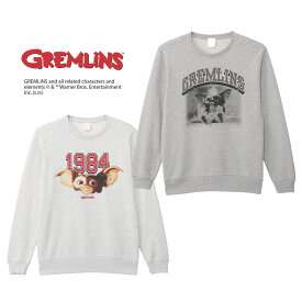 【ポイント10倍★10/24-10/27お買い物マラソン】[公式] GREMLiNS グレムリン スウェット ロゴ グレー フェイス Lサイズ WB3769_WB370 スモール・プラネット スティーブン・スピルバーグ 映画 ホラーコメディ ギズモ Gizmo