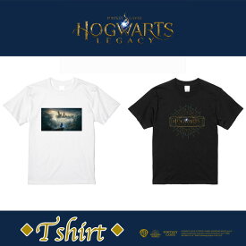 [公式] ハリー・ポッター ホグワーツ・レガシー Hogwarts Legacy Tシャツ WB2062_WB2063 スモール・プラネット ホグワーツ魔法魔術学校 J・K・ローリング ゲーム 黒 白 ブラック ホワイト