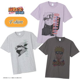 一部8月入荷★ご予約商品★[公式] NARUTO ナルト アップ カカシ ロゴ カーキ グレー パープル 紫 Tシャツ Lサイズ XLサイズ PE1099_PE1106 スモール・プラネット カーキ クール おしゃれ 人気 かっこいい JUMP ジャンプ