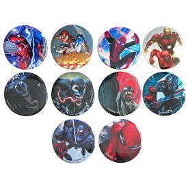 [公式] MARVEL マーベル スパイダーマン モダンシリーズ ランダム缶バッジコレクション BOX(全10種入) SPTB4339EM スモール・プラネット