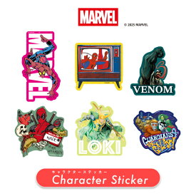 [公式] MARVEL マーベル 這う テレビ 拳 タコス 構え 集合 キャラクターステッカー シール SP3679_SP3684 スモール・プラネット スパイダーマン ヴェノム デッドプール ロキ ガーディアンズ・オブ・ギャラクシー