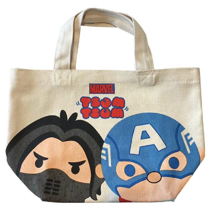 楽天市場 Marvel マーベルツムツム マチ付きバッグ キャプテン アメリカ ウィンター ソルジャー Spap1440 Kiitos 楽天市場店