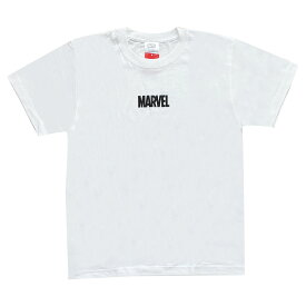 [公式] MARVEL マーベル スモールロゴ Tシャツ トップス ホワイト ML SPAP1827_SPAP1828 スモール・プラネット