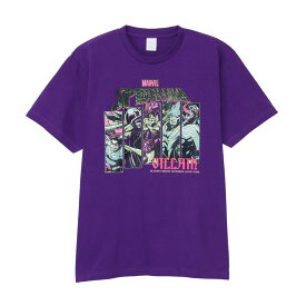【予約商品・5月出荷予定】[公式] MARVEL スパイダーマン／ヴィランズ Tシャツ SP2855PPトップス スモール・プラネット パープル 紫 SPIDER-MAN