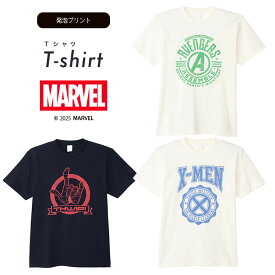 【ポイント10倍★10/14-10/17お買い物マラソン】[公式] MARVEL マーベル THWIP！ アベンジャーズ X-MEN ロゴ 発泡プリント Tシャツ Lサイズ SP3923_SP3925 スモール・プラネット スパイダーマン Avengers エックスメン