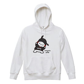 [公式] Sanrio サンリオキャラクターズ ポチャッコ×HKT48 パーカー ホワイト Lサイズ SRAP2105EM スモール・プラネット サンリオ HKT48
