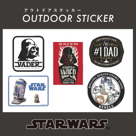 一部2026年9月中旬入荷予定【お買い物マラソン開催中】[公式] STAR WARS スター・ウォーズ ダース・ベイダー ホワイト×ブラック ロゴ レッド R2−D2 グローグー アウトドアステッカー SW1149_SW1153 スモール・プラネット 楽器 パソコン スーツケース