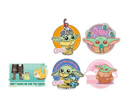★[公式] STAR WARS スター・ウォーズ グローグー ソフトクリーム キャラクターステッカー 2024 コミコン先行商品 SW1758PP_SW1762PP スモール・プラネット 可愛い シール