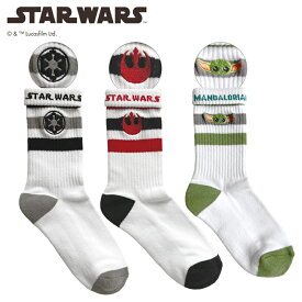 [公式] STAR WARS スター・ウォーズ 刺繍ソックス 帝国軍 反乱軍 グローグー フェイス マンダロリアン SW1533PPJ_SW1535PPJ スモール・プラネット おしゃれ かわいい キャラクター