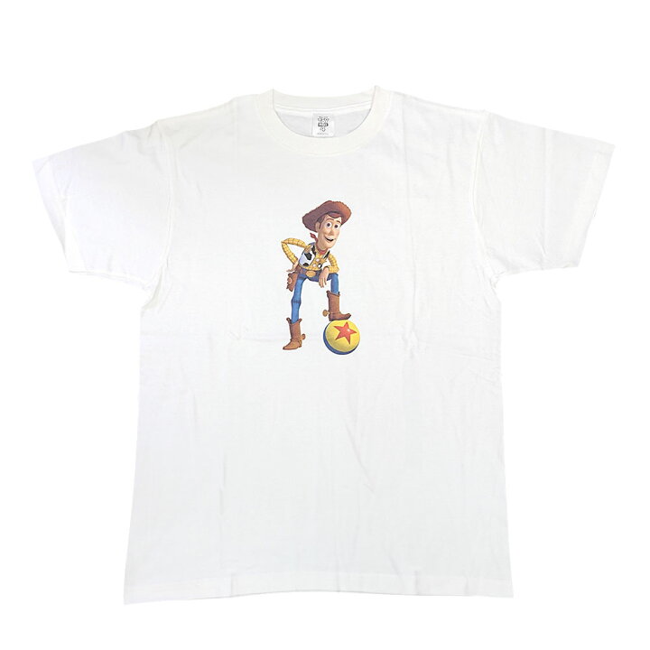 楽天市場 Disney ディズニー トイ ストーリー ウッディ ルクソボール 白 ｔシャツ スモール プラネット Kiitos 楽天市場店