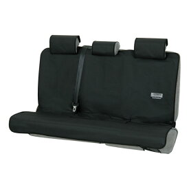 後席用防水汎用シートカバー『ファインテックス』(ブラック　シートベルト対応)