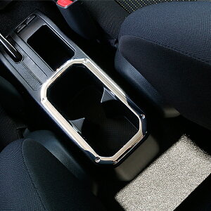ジムニー JB64W ジムニーシエラ JB74W ノマド 5ドア JC74W系 専用 ドリンクホルダーカバー ガーニッシュ ドレスアップ カスタム パーツ アクセサリー 内装 カスタム パーツ メッキ