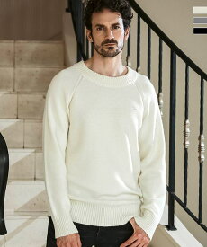 1PIU1UGUALE3 RELAX ウノピゥウノウグァーレトレ リラックス クルーネック ベーシック ニット セーター メンズ おしゃれ かっこいい ブランド ウェア ウノピュウ ウノピュー ウノピゥ 1piu1