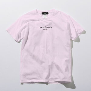 1PIU1UGUALE3RELAX(ウノピゥウノウグァーレトレ)フロントロゴプリントTシャツ(ホワイト/ピンク/チャコール/ブラック/ロイヤルブルー/ライトブルー/パープル/ダークグリーン)