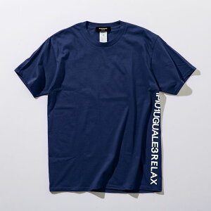1PIU1UGUALE3RELAX(ウノピゥウノウグァーレトレ)サイドロゴプリントTシャツ(ホワイト/ピンク/チャコール/ブラック/ロイヤルブルー/ライトブルー/パープル/ダークグリーン)