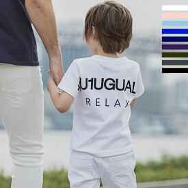 1PIU1UGUALE3 RELAX ウノピゥウノウグァーレトレ バックロゴプリントTシャツ キッズ 子供服 おしゃれ かっこいい ブランド ウェア ウノピュウ ウノピュー ウノピゥ 1piu1