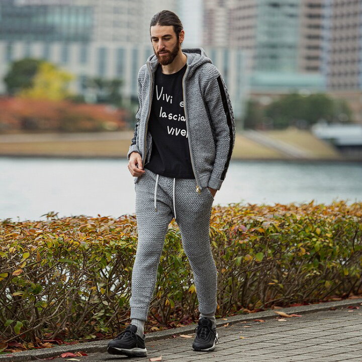 楽天市場 Akm Contemporary エイケイエムコンテンポラリー エアリー ニット ジップアップ パーカーメンズ トップス アウター おしゃれ かっこいい ブランド Spaccio