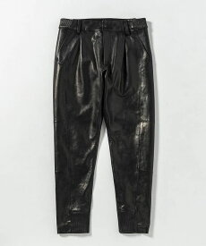 C DIEM カルペディエム Unfinished Leather Neo Tapered Pants /素上げレザーテーパードパンツ メンズ おしゃれ かっこいい ブランド