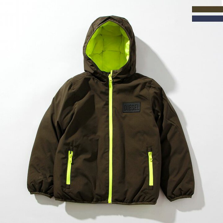 楽天市場】DIESEL ディーゼル フーディーパディングジャケットブルゾン 