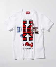 DIESEL ディーゼル Kids & Junior ブランドロゴ 半袖 Tシャツ カットソー 男の子 子供服 こども服 キッズ おしゃれ かっこいい かわいい ブランド【正規輸入品】