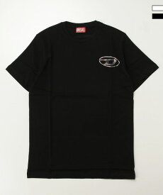 DIESEL ディーゼル ワンポイントブランドロゴ半袖Tシャツカットソー 男の子 女の子 子供服 こども服 キッズ おしゃれ かっこいい かわいい ブランド