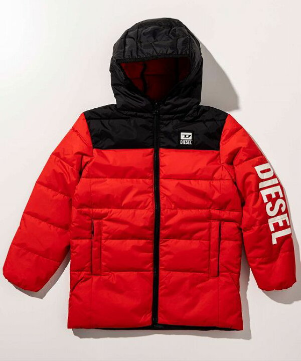 楽天市場】DIESEL ディーゼル ブランドロゴダウンジャケットコート 