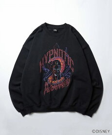 ILL'S イルズ Disney ディズニー VILLAINS ヴィランズ ビッグシルエット ヴィンテージライク ピグメント加工 レトロプリントスウェットプルオーバー ユニセックス おしゃれ かっこいい ブランド
