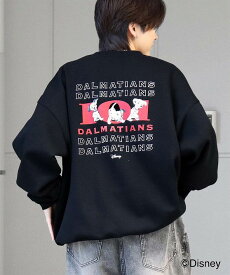 ILL'S イルズ ディズニーシリーズ ワンポイント刺繍 バックプリント ビッグシルエットプルオーバー クルースウェット ユニセックス おしゃれ かっこいい ブランド