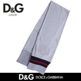 DOLCE&GABBANA ドルチェアンドガッバーナ D&G ディーアンドジー エンブレム付マフラー 子供服 こども服 キッズ ブランド【在庫限り】