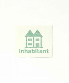 inhabitant インハビタント Inhabitant logo sticker インハビタント ロゴ ステッカー おしゃれ