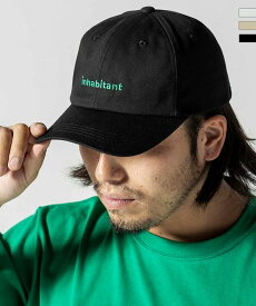 inhabitant インハビタント Cotton Twill 6 Panel Cap コットンツイルキャップ サーフィン レジャー スケートボード メンズ おしゃれ かっこいい ブランド