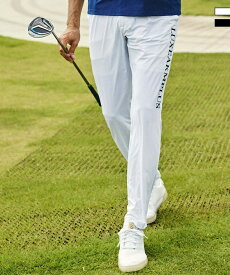 LUXEAKMPLUS リュクスエイケイエムプラス ゴルフ サイドロゴ ストレッチ パンツ メンズ おしゃれ かっこいい ブランド ゴルフウェア スポーツウェア GOLF