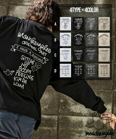 MARK GONZALES ARTWORK COLLECTION マーク ゴンザレス バックプリントロングTシャツ 4type 4colors メンズ おしゃれ かっこいい ブランド