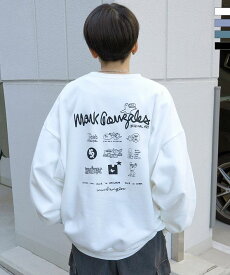 MARK GONZALES ARTWORK COLLECTION マーク ゴンザレス ビッグシルエット イラストバックプリント プルオーバースウェット ユニセックス おしゃれ かっこいい ブランド