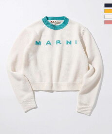 MARNI マルニ Kids & Junior ブランドロゴ 長袖 ニット 女の子 子供服 こども服 キッズ おしゃれ かっこいい かわいい ブランド