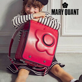 ランドセル 【即納】MARY QUANT マリークワント マリクワ ビッグフラワー エンボス mqr-20001　女の子 クラリーノ フィットちゃん 6年間保証 A4フラット 日本製 人気 おしゃれ 花 ロゴ パステル ブランド 【当日出荷15時】