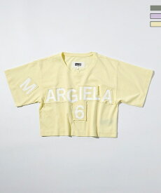 MM6 Maison Margiela メゾン マルジェラ ブランドロゴ 半袖 Tシャツ カットソー 女の子 子供服 こども服 キッズ おしゃれ かっこいい かわいい ブランド【正規輸入品】