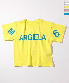 MM6 Maison Margiela エムエム6 メゾン マルジェラ ブランドロゴ半袖Tシャツカットソー 女の子 子供服 こども服 キッズ おしゃれ かっこいい かわいい ブランド